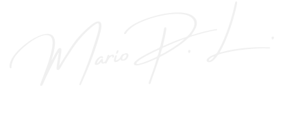 Firma de Mario Pérez Langa en fondo blanco